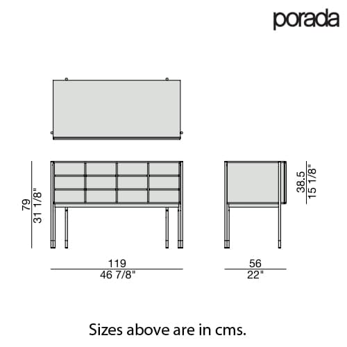 Bayus 3 Chest Of Drawers  by Porada