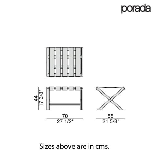 Portavaligie Foldable Luggage Rack  by Porada