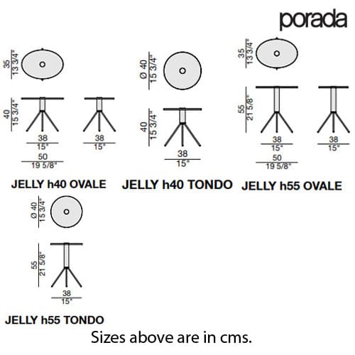 Jelly Side Table by Porada