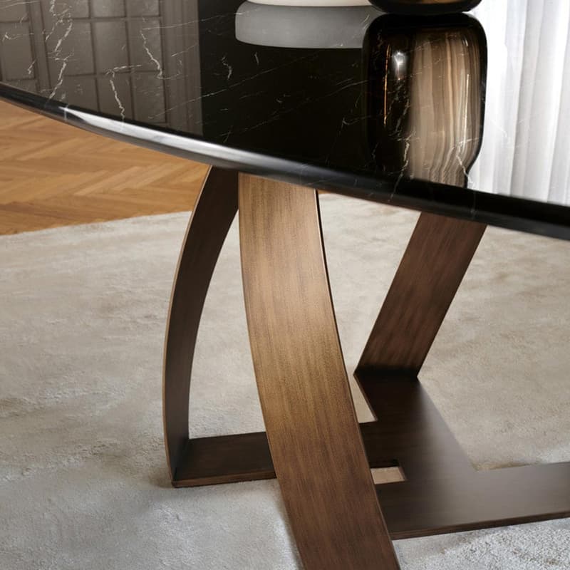 Bon Bon Round Dining Table by Potocco