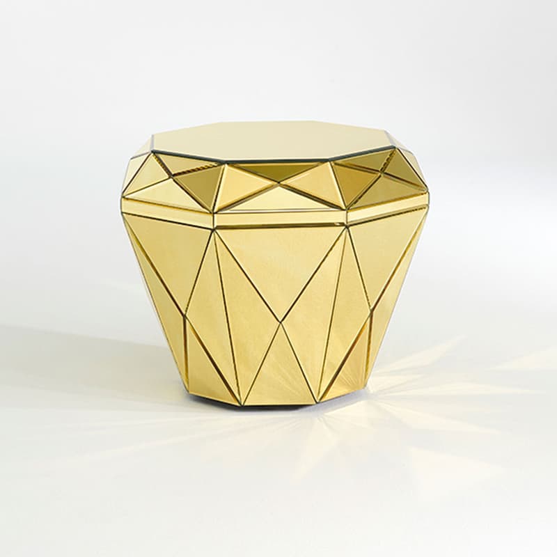 Gem Gold Pouf by Quick Ship