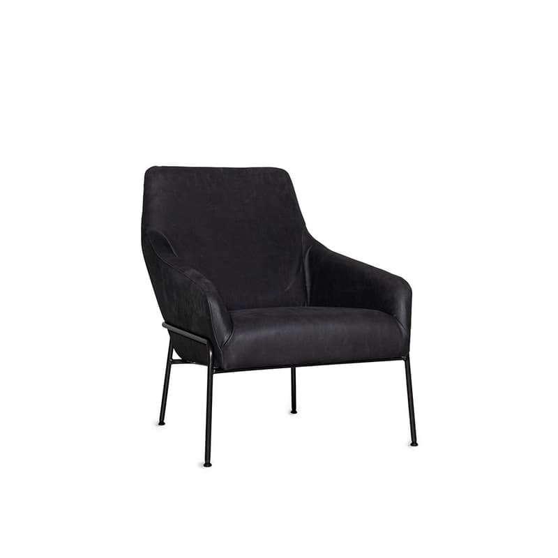 Jolly Luxor Black Armchair by Quick Ship