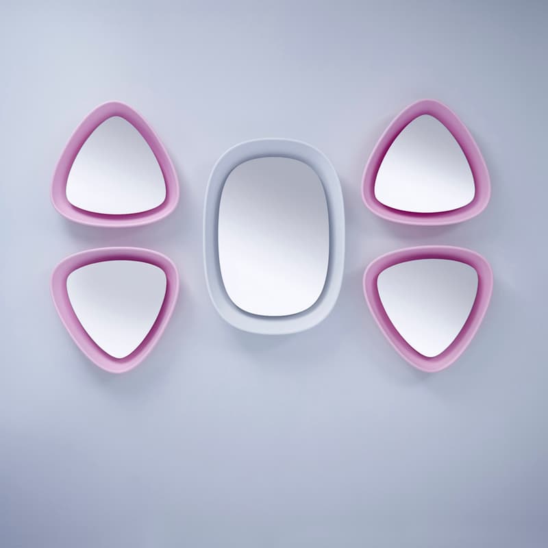 Scoopy light pink Mirror, Quick Ship