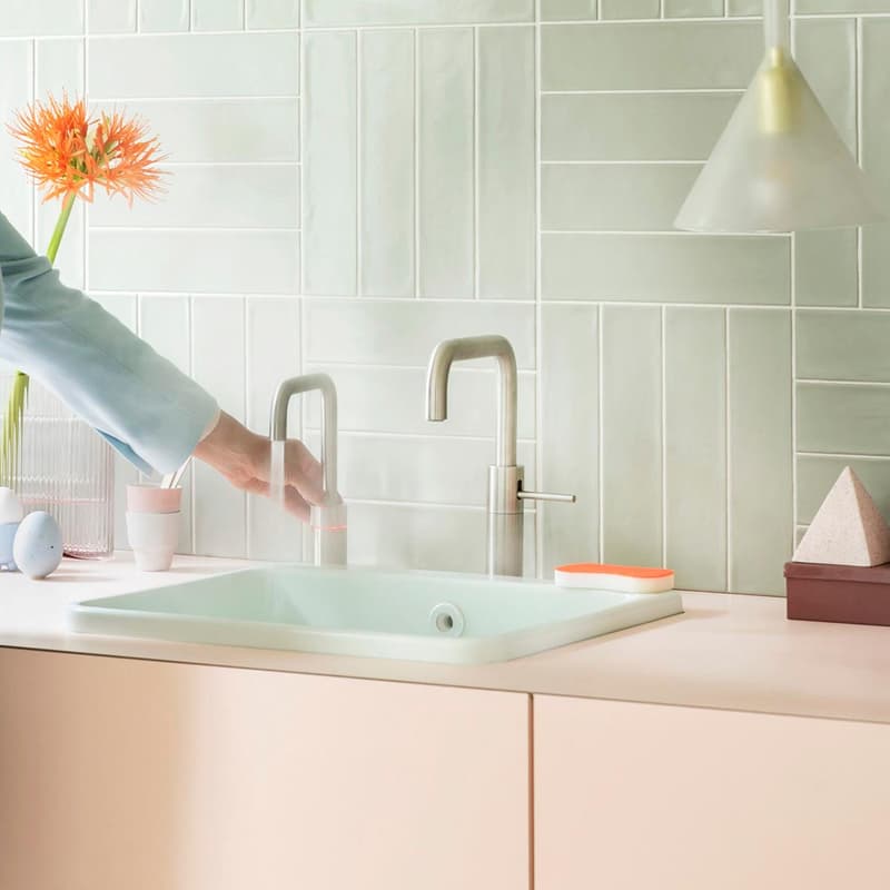 Nordic Square Twin Tap by Quooker