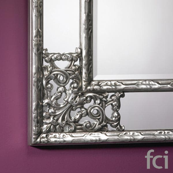 Angolo Silver Wall Mirror by Reflections