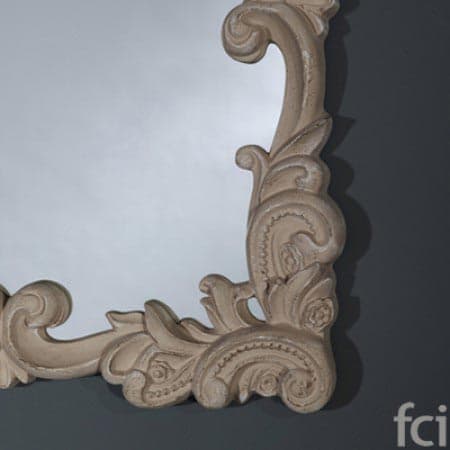 Belle Beige Wall Mirror by Reflections
