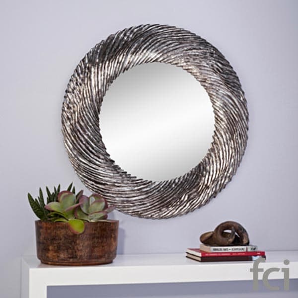 Flow Silver Wall Mirror by Reflections
