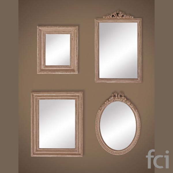 Homy Beige Wall Mirror by Reflections