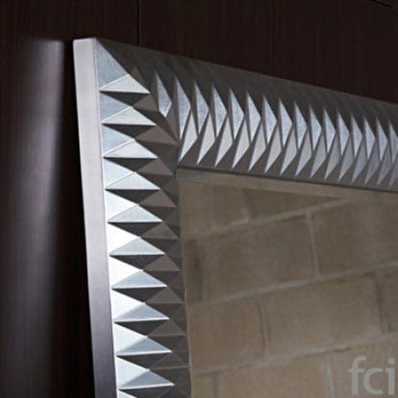 Nick M Silver Wall Mirror by Reflections
