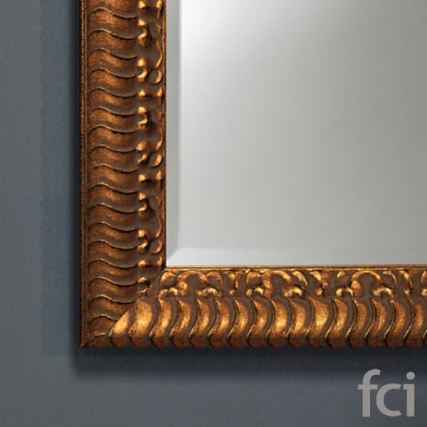 Potsdam Gold Mini Wall Mirror by Reflections