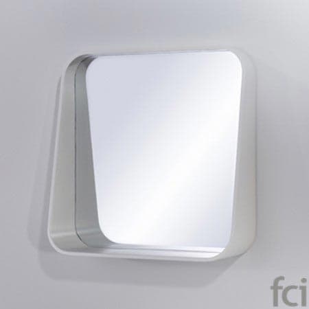 Rack White Wall Mirror by Reflections