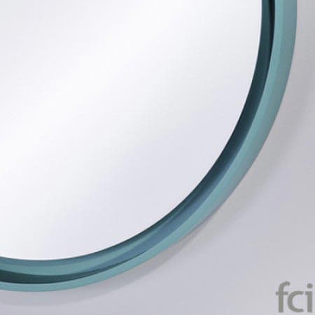 Radius L Blue Wall Mirror by Reflections