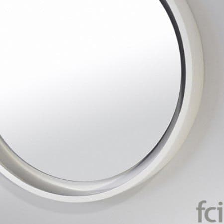Radius S White Wall Mirror by Reflections