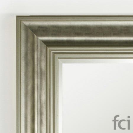 Berlin Silver Xl Wall Mirror by Reflections