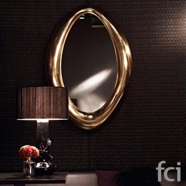 Sensual Gold Wall Mirror by Reflections