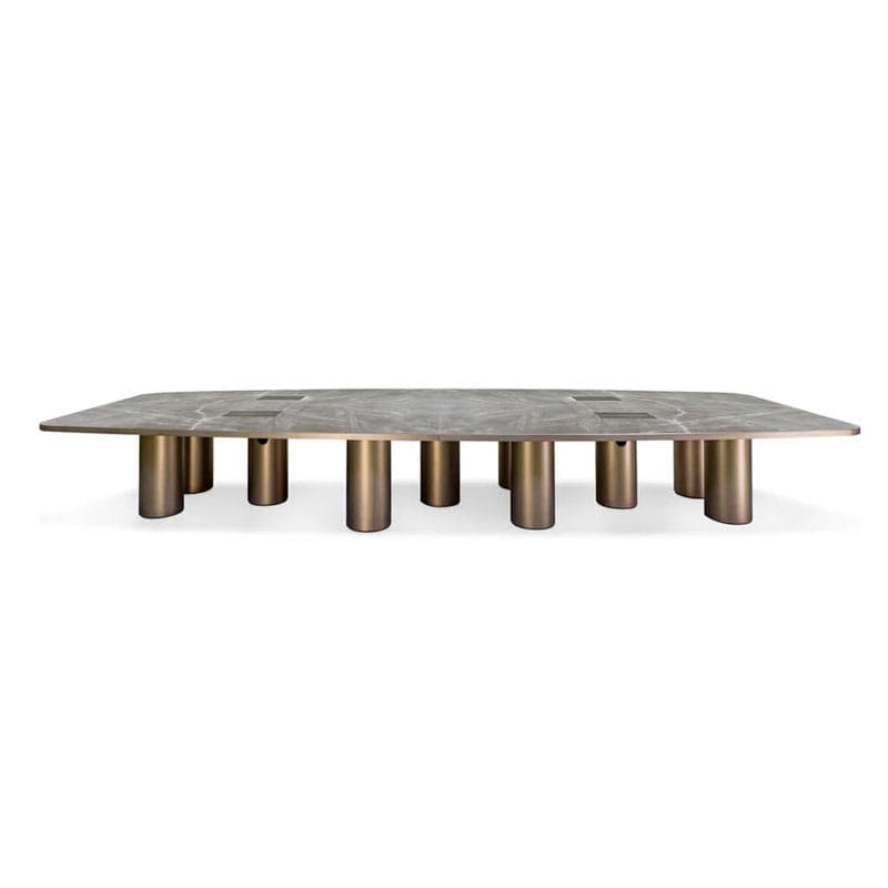 Lord Of The Rings 72 Steel Bespoke Dining Table by Reflex Angelo