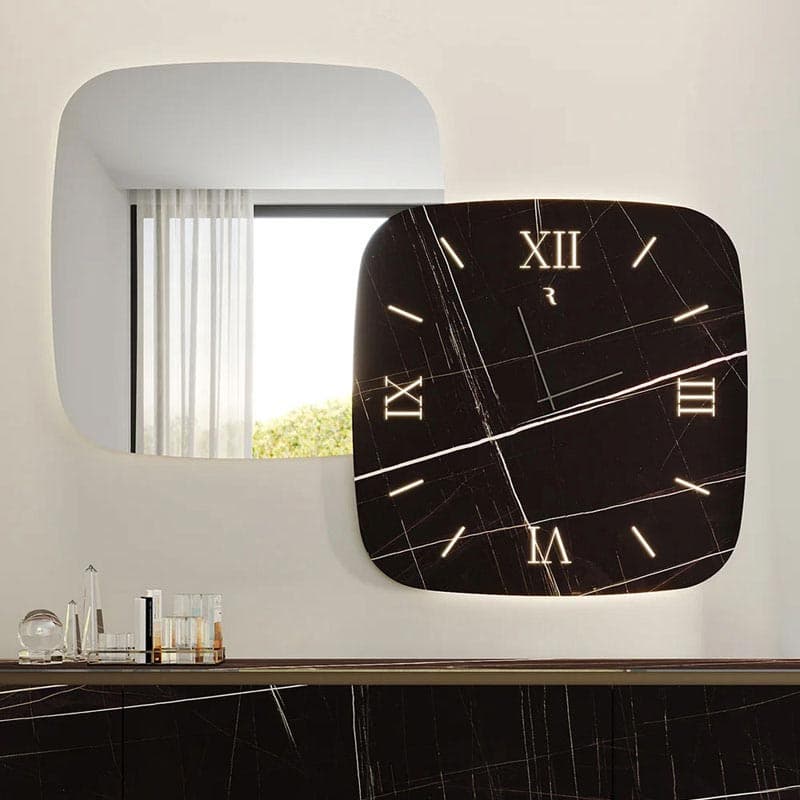 Nautilus Clock And Mirror by Reflex Angelo