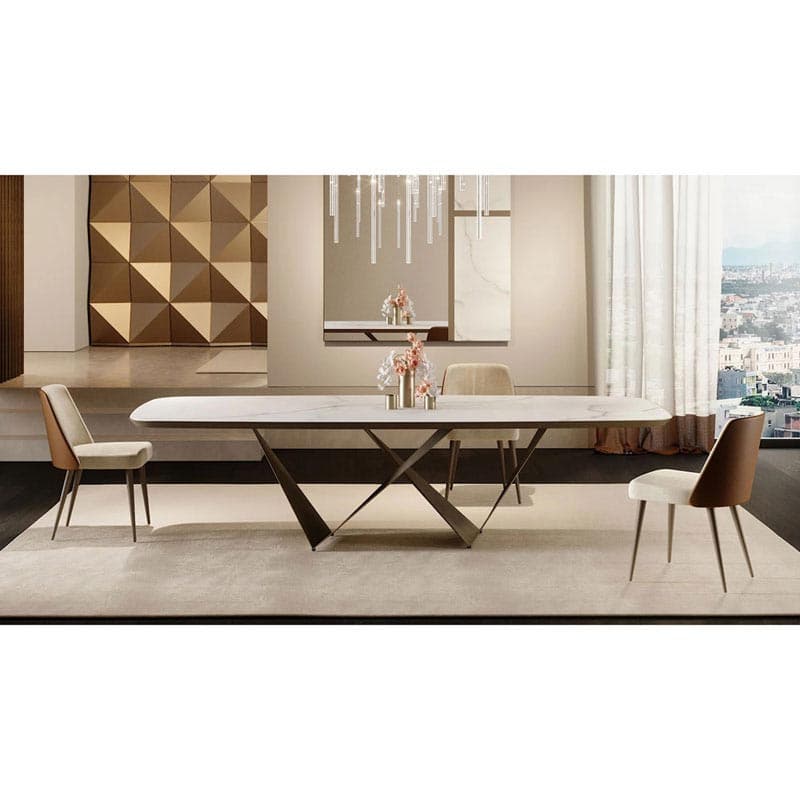 Prisma 72 Steel Dining Table by Reflex Angelo