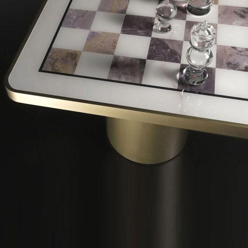 Tau 40 Steel Chess Side Table by Reflex Angelo