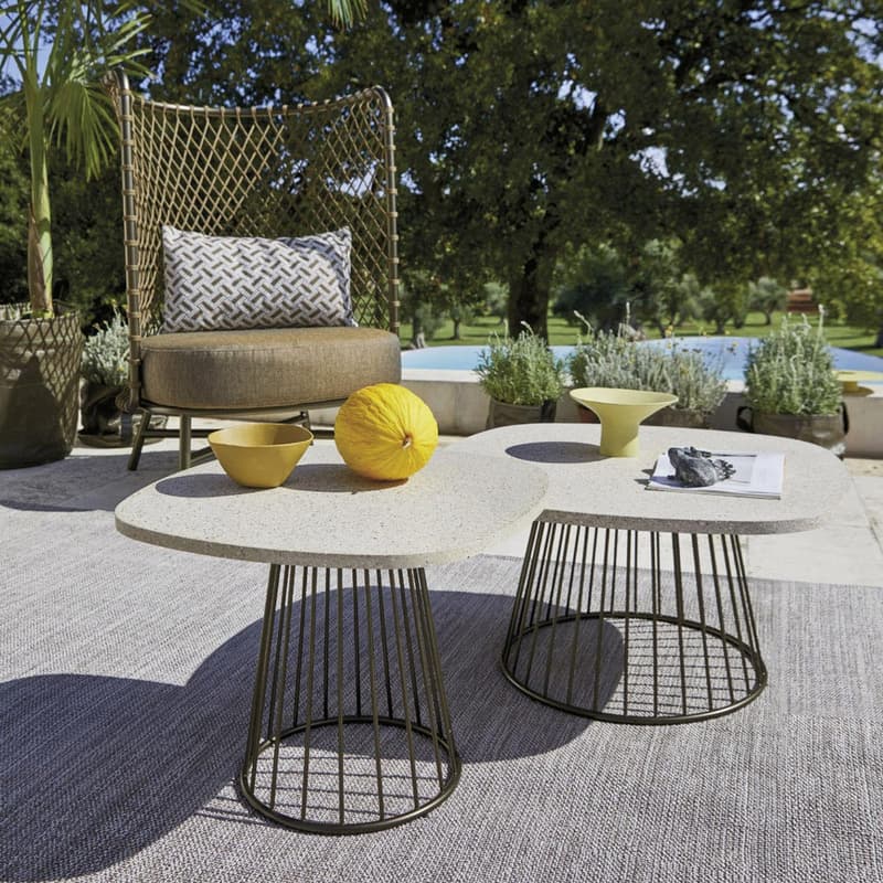 Charme Bronze Outdoor Coffee Table by Roberti Rattan