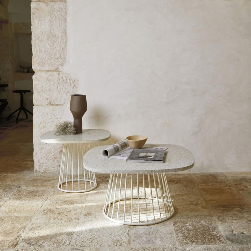 Charme White Outdoor Coffee Table by Roberti Rattan
