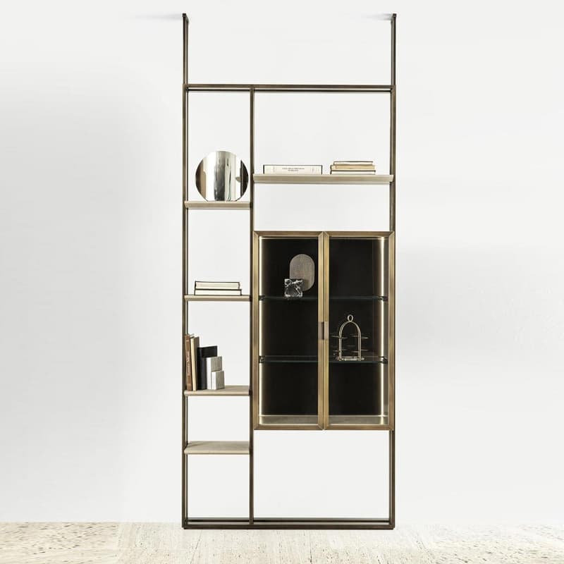 Frame Glass Bookcase by Rugiano