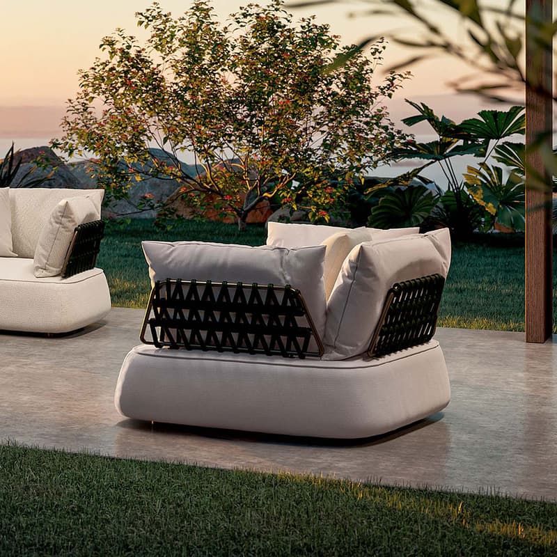 Melody Outdoor Armchair by Rugiano