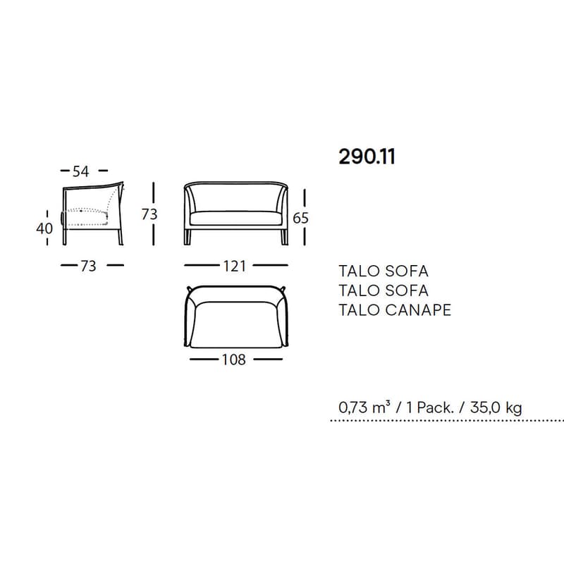 Talo Sofa by Sancal