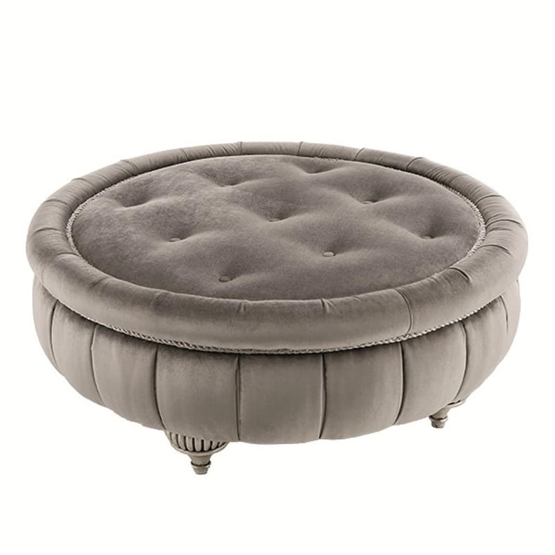 First Lady Round Footstool by Silvano Luxury