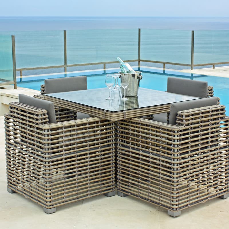 Castries 4 Seat Dining Table by Skyline Design