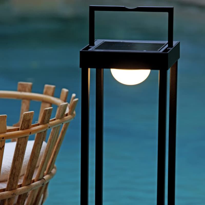 La Parc Black Floor Lamp by Skyline Design