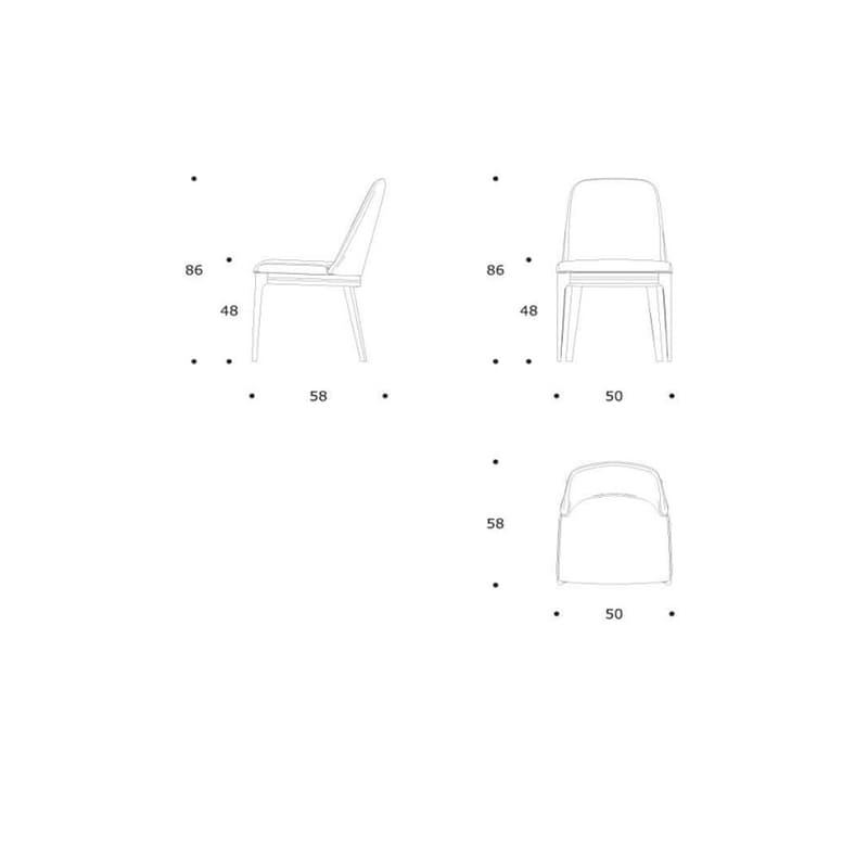 Ines Dining Chair by Smania