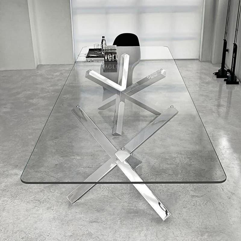 Aikido Two Bases Dining Table by Sovet Italia