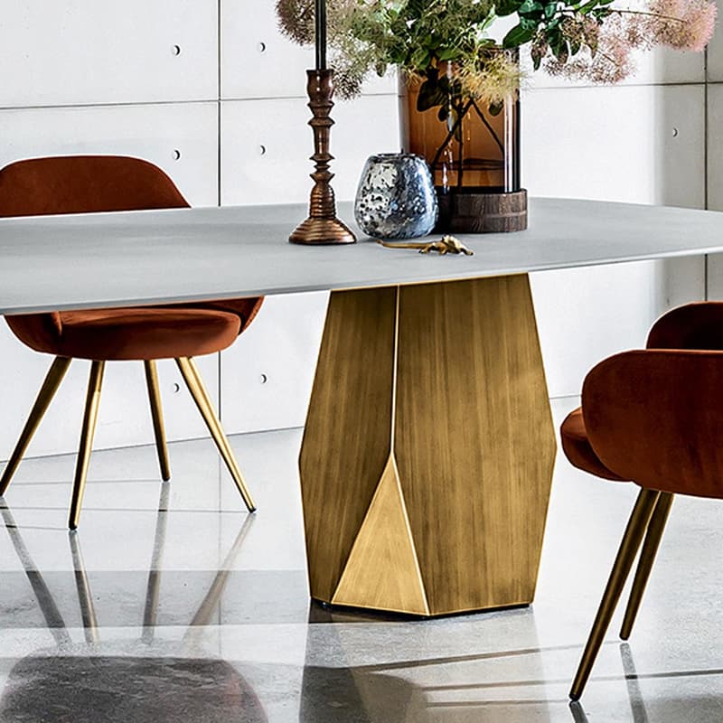 Deod Two Bases Dining Table by Sovet Italia