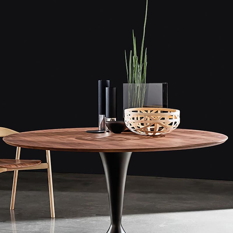 Flute Wood Dining Table by Sovet Italia