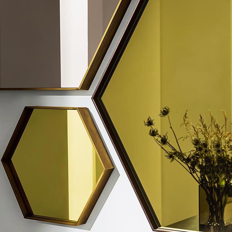 Visual Hexagonal Mirror by Sovet Italia