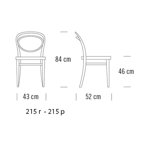 215 Dining Chair by Thonet