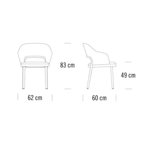 520 Armchair by Thonet