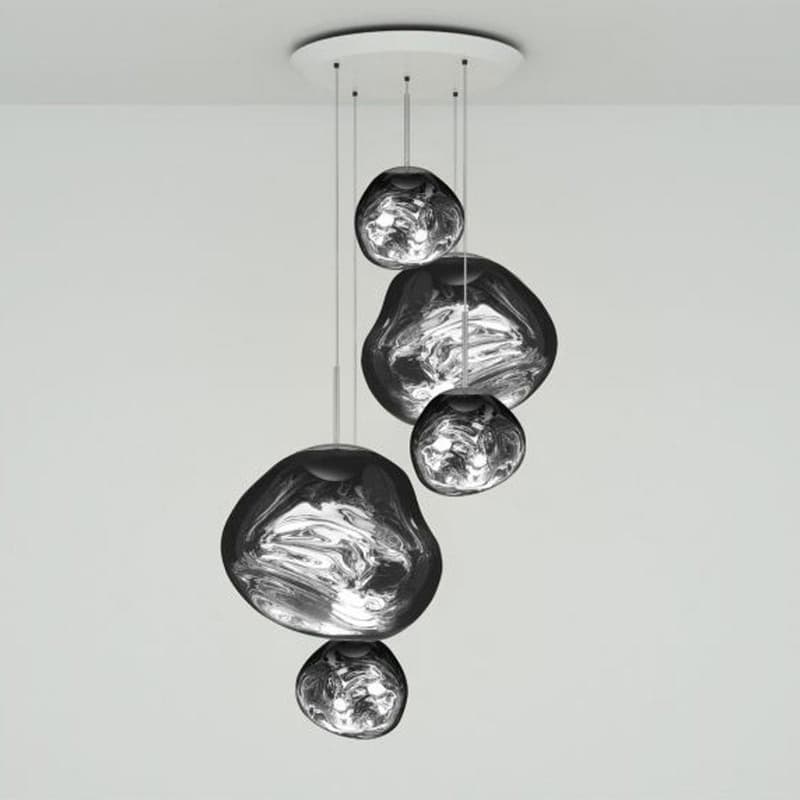 Melt Large Round Pendant Lamp by Tom Dixon