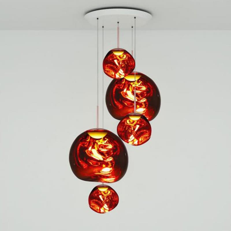 Melt Large Round Pendant Lamp by Tom Dixon