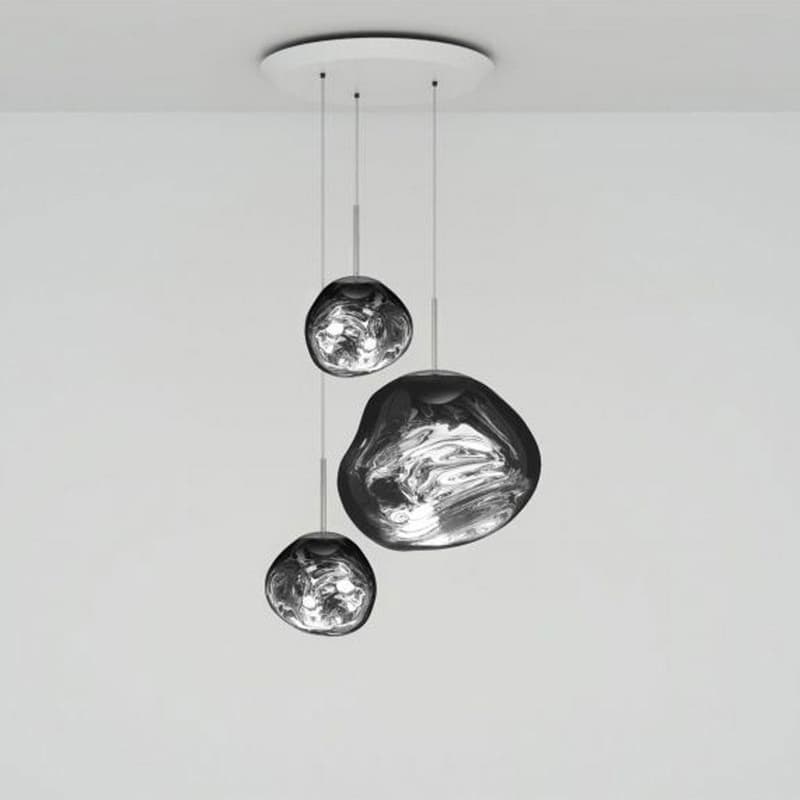 Melt Trio Round Pendant Lamp by Tom Dixon