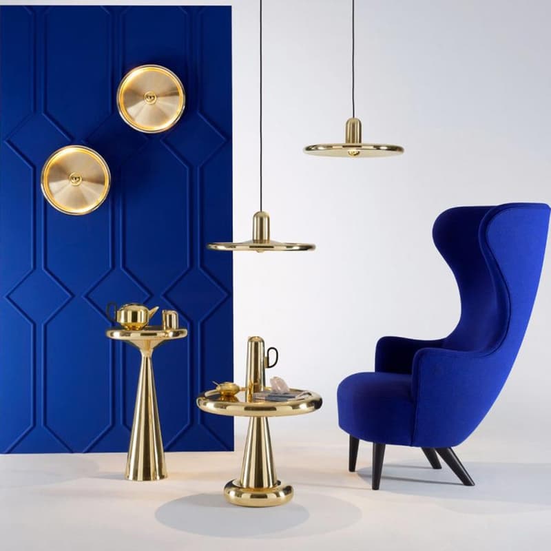 Spun Tall Side Table by Tom Dixon