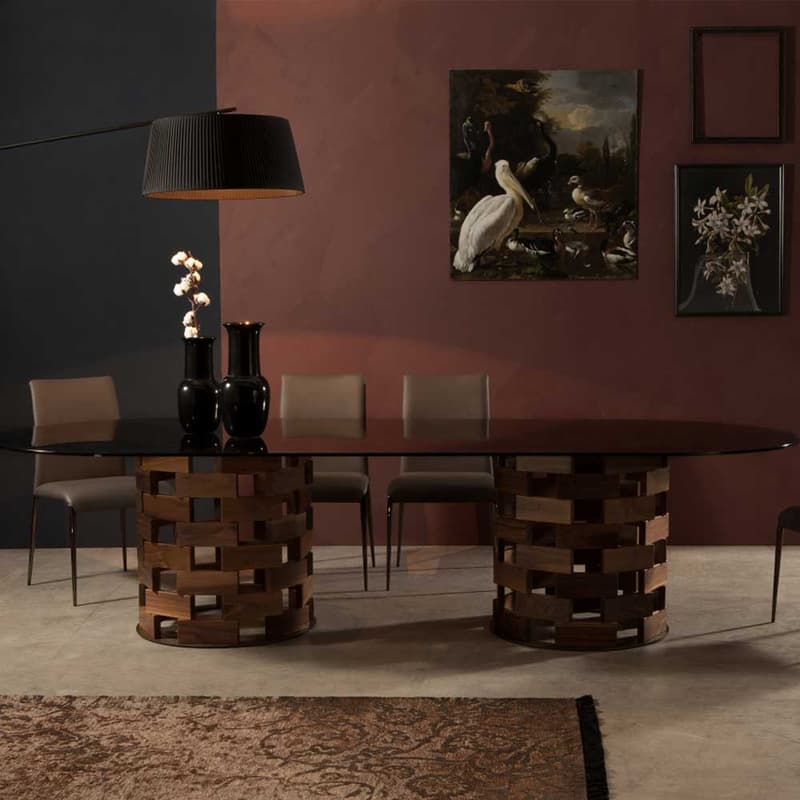 Colosseo And Big Colosseo Dining Table by Tonin Casa