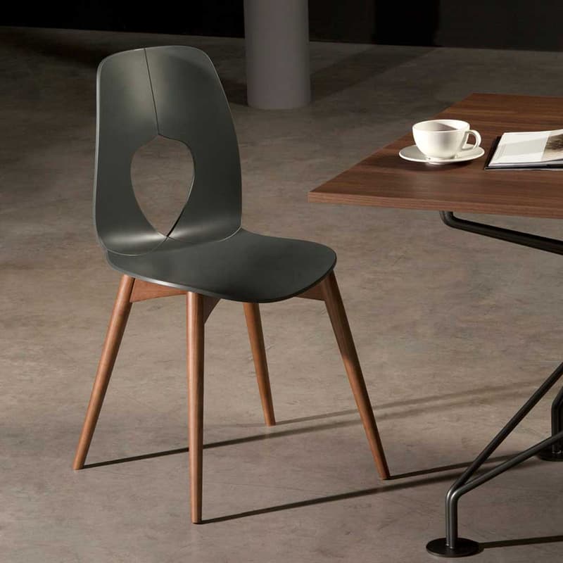 Hole Wood Dining Chair by Tonin Casa