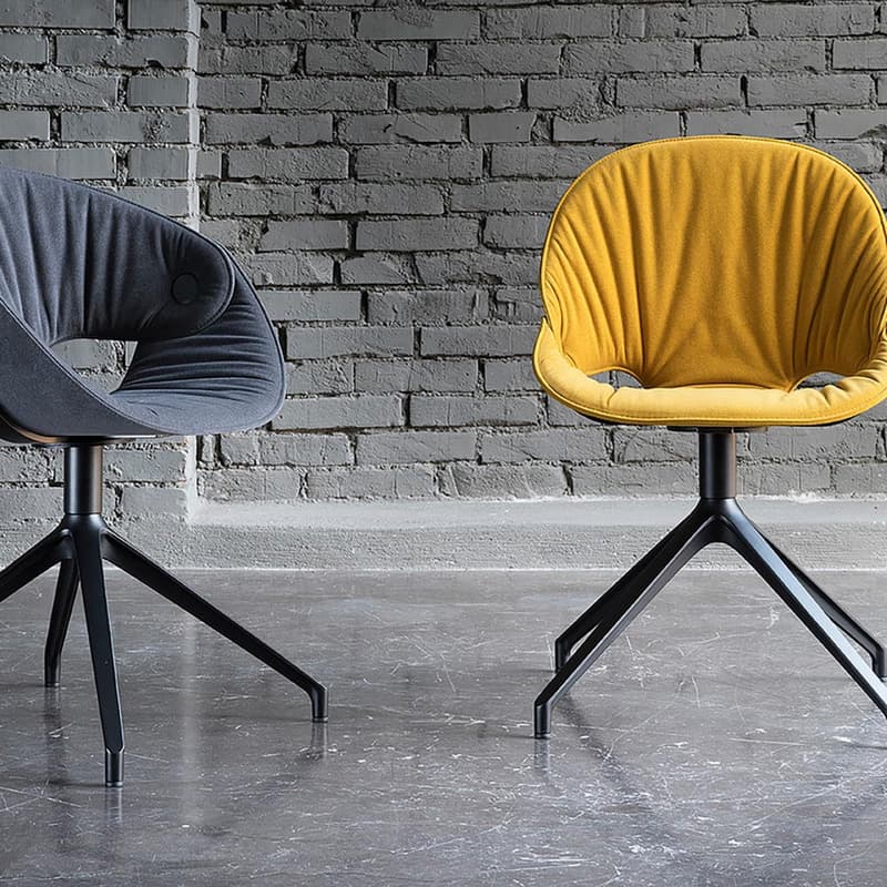 Flat Soft Upholstered Armchair by Tonon