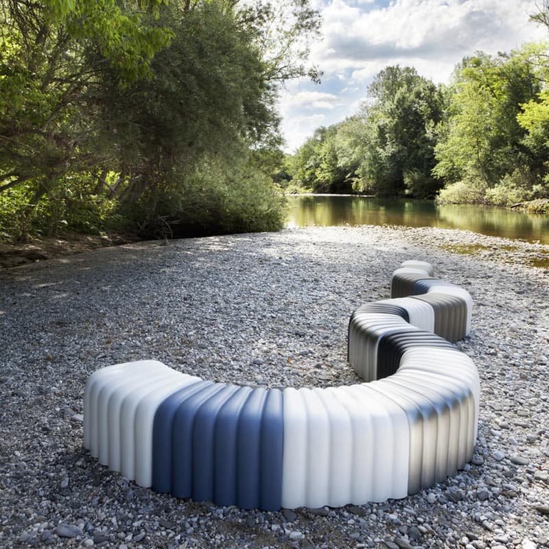 River-Snake Footstool by Tonon
