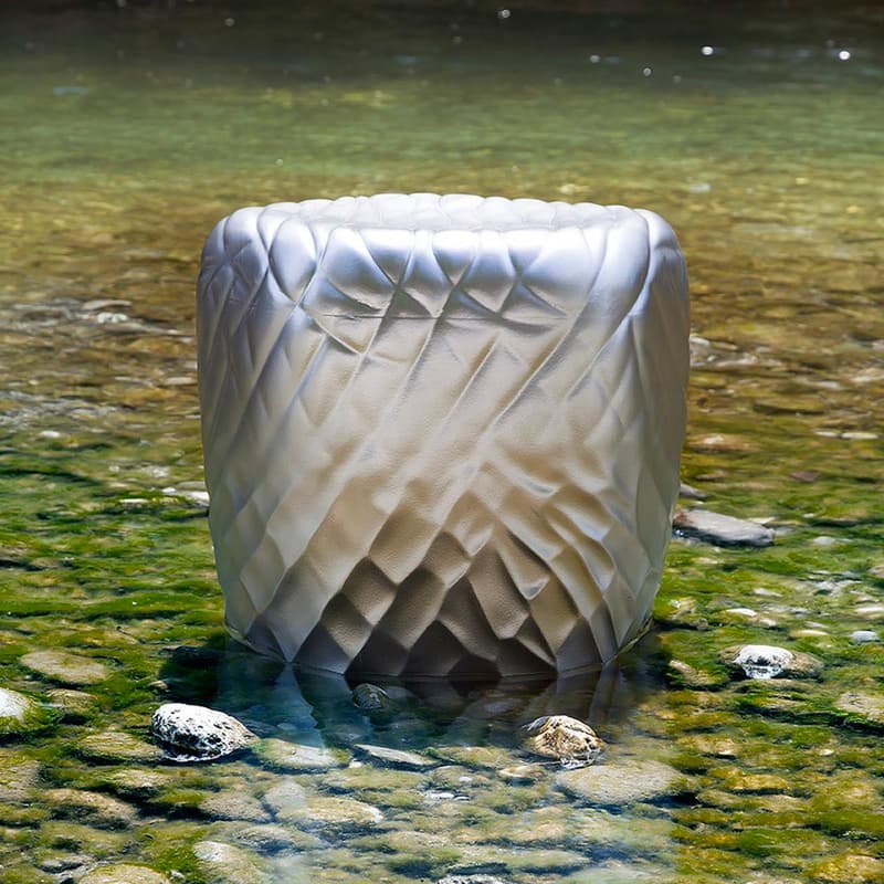 River-Stone Footstool by Tonon