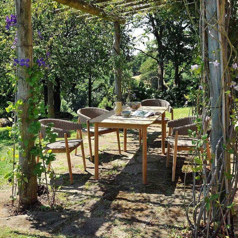 Pevero Rectangular Outdoor Table by Unopiu