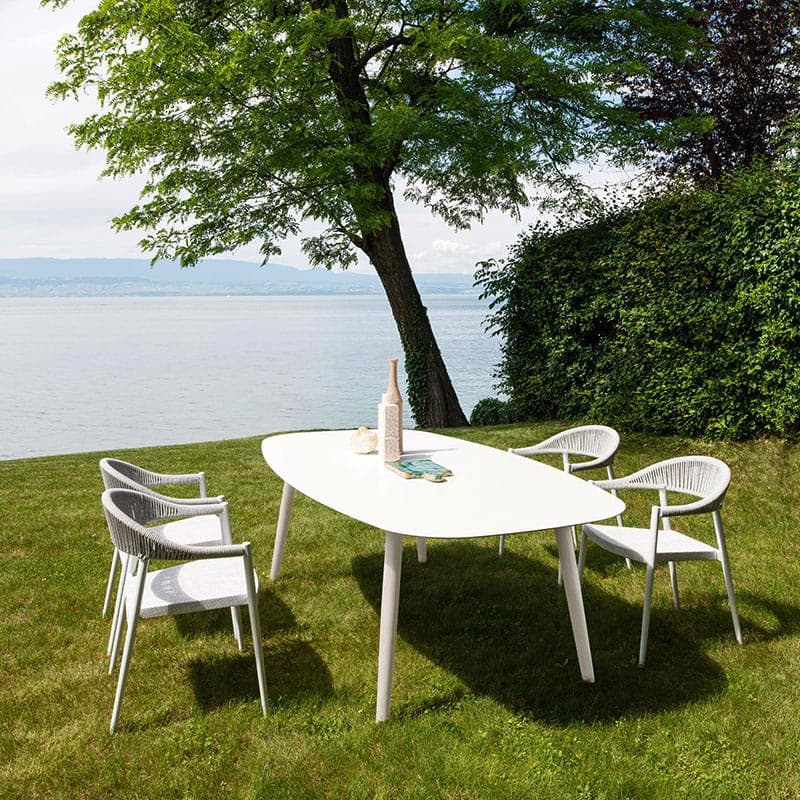 Ellisse Outdoor Table by Varaschin