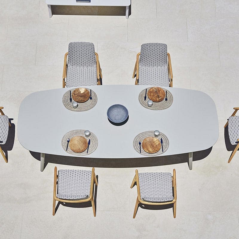 Ellisse Outdoor Table by Varaschin
